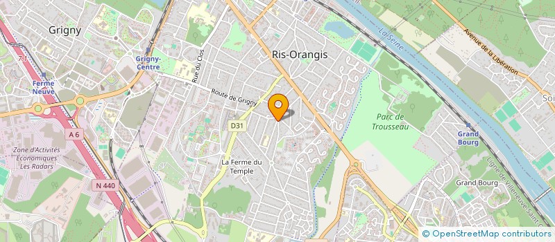 localisation de l'entreprise LE FLACHE à RIS-ORANGIS