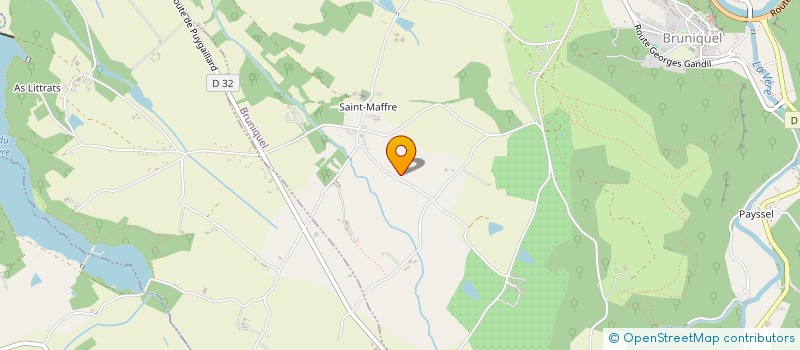 localisation de l'entreprise LE FLACON DE LA VERROUILLE  BRUNIQUEL