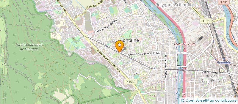 localisation de l'entreprise LE FLAGRANT DELICE à FONTAINE