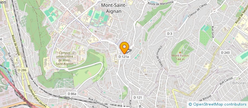 localisation de l'entreprise LE FLAMANT  MONT-SAINT-AIGNAN