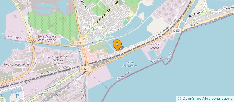 localisation de l'entreprise LE FLAMANT à FRONTIGNAN