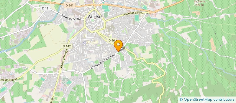 localisation de l'entreprise LE FLAMANT ROSE à VALREAS