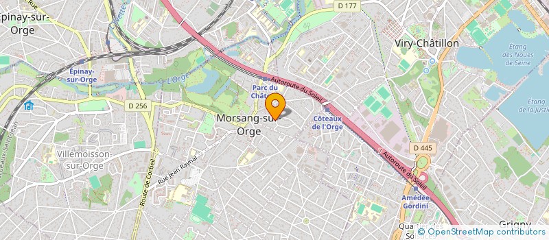 localisation de l'entreprise LE FLAMBOYANT à MORSANG-SUR-ORGE