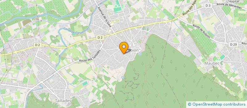 localisation de l'entreprise LE FLAMBOYANT  ROBION