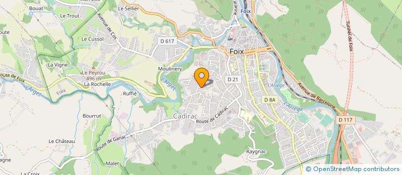 localisation de l'entreprise LE FLAMBOYANT à SAINT-MARTIN-DE-CARALP