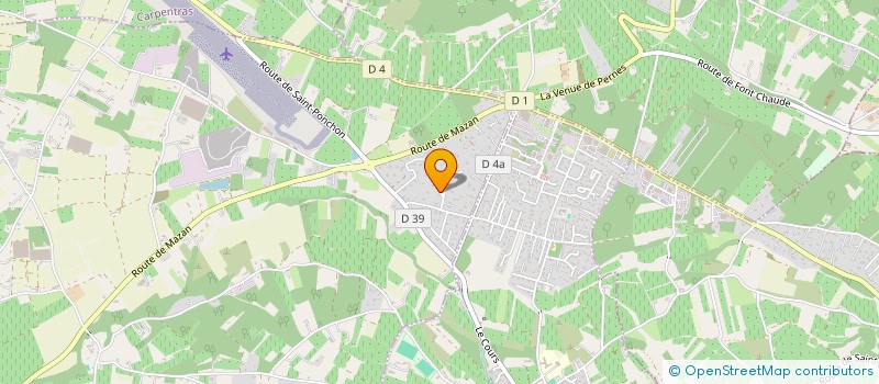 localisation de l'entreprise LE FLAMBOYANT  PERNES-LES-FONTAINES