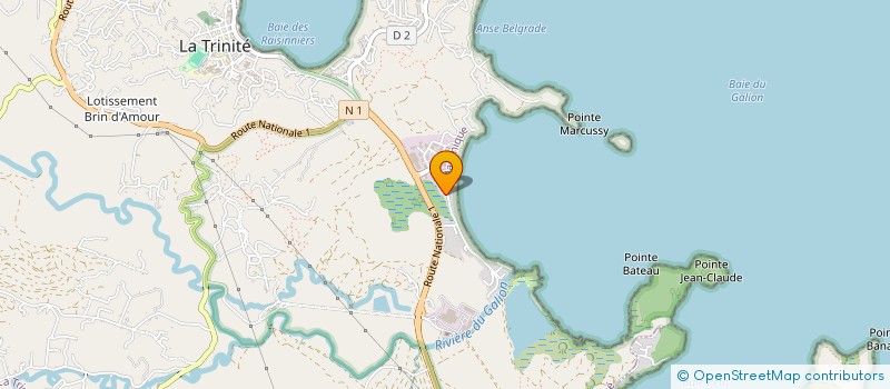 localisation de l'entreprise LE FLAMBOYANT CHINOIS  LA TRINITE