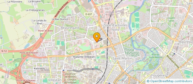 localisation de l'entreprise LE FLANEUR  RENNES