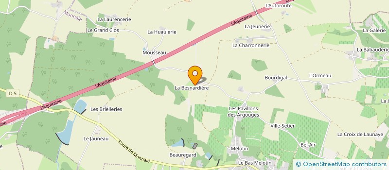 localisation de l'entreprise LE FLAPIN ROSE à REUGNY