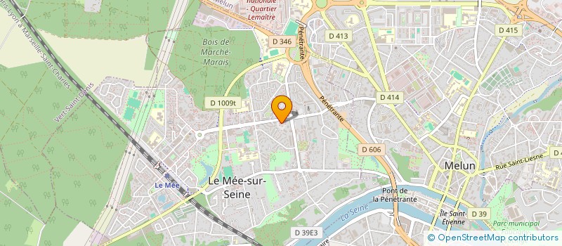 localisation de l'entreprise LE FLASH  LE MEE-SUR-SEINE