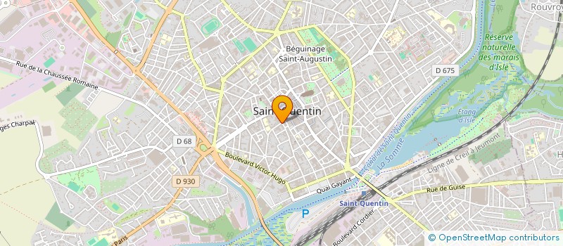 localisation de l'entreprise LE FLASH à SAINT-QUENTIN