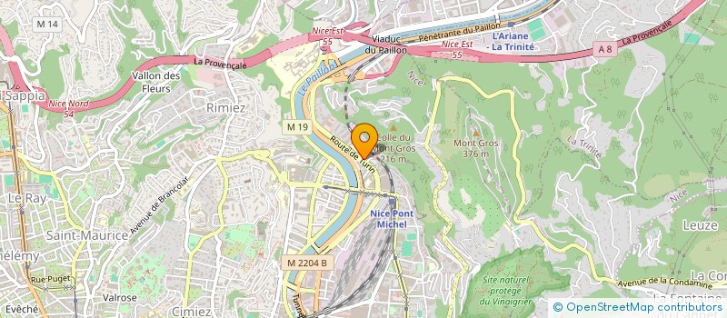 localisation de l'entreprise LE FLASH à NICE