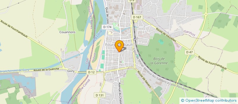 localisation de l'entreprise LE FLASH à FOURCHAMBAULT