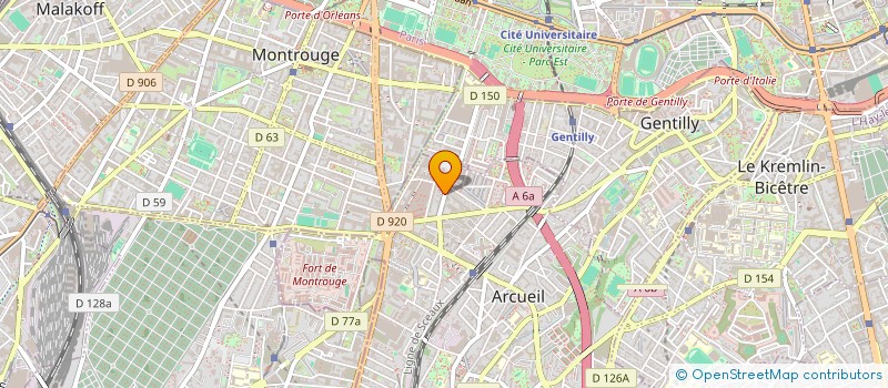 localisation de l'entreprise LE FLEURI à ARCUEIL