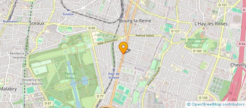 localisation de l'entreprise LE FLEURISTE DU COIN à SCEAUX