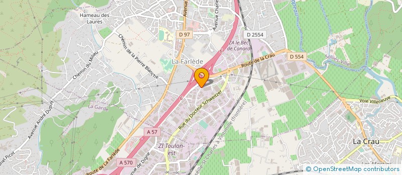 localisation de l'entreprise LE FLEURON à LA FARLEDE