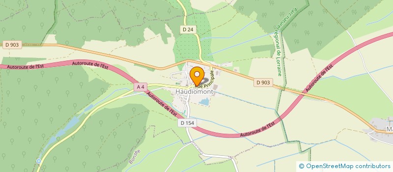 localisation de l'entreprise LE FLEURON à HAUDIOMONT