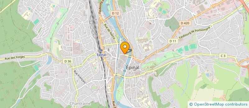 localisation de l'entreprise LE FLEURON à EPINAL