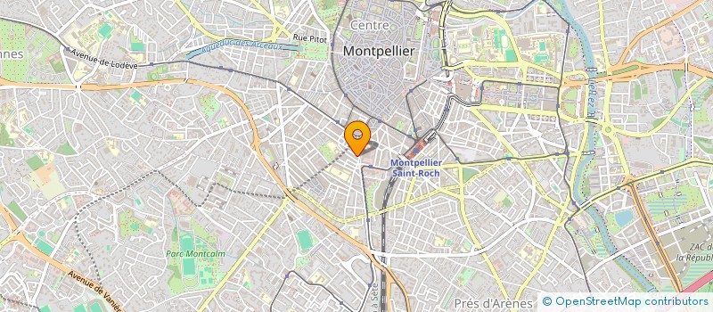 localisation de l'entreprise LE FLEURON SARL à MONTPELLIER