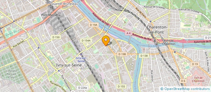 localisation de l'entreprise LE FLEURY  IVRY-SUR-SEINE