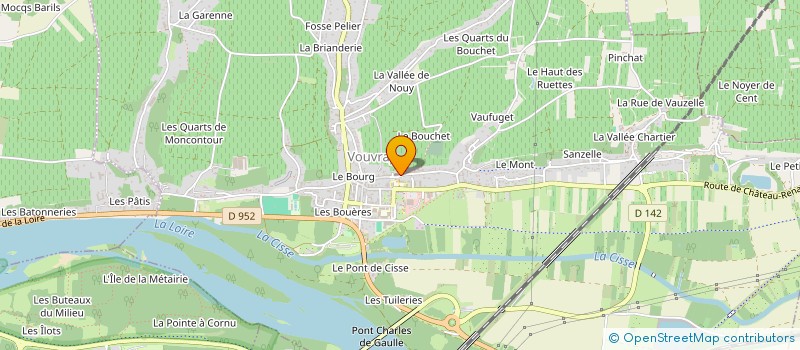 localisation de l'entreprise LE FLEUVE  VOUVRAY