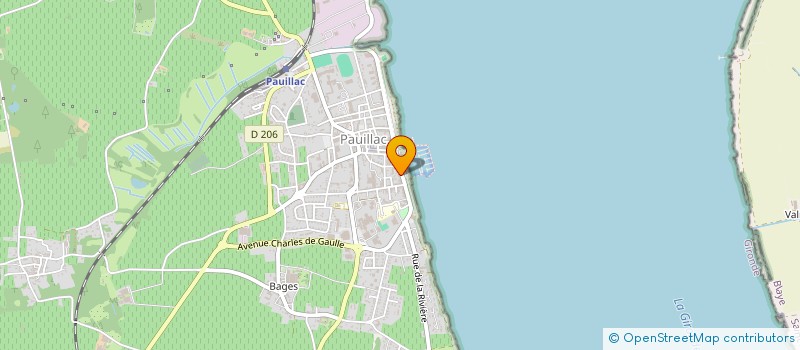localisation de l'entreprise LE FLEUVE IMPASSIBLE à PAUILLAC