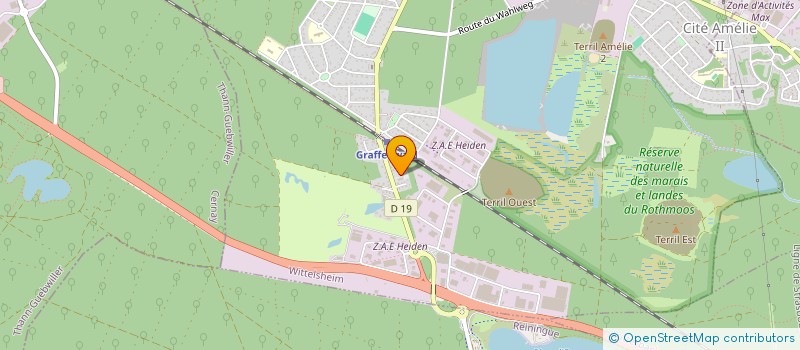 localisation de l'entreprise LE FLIB  WITTELSHEIM