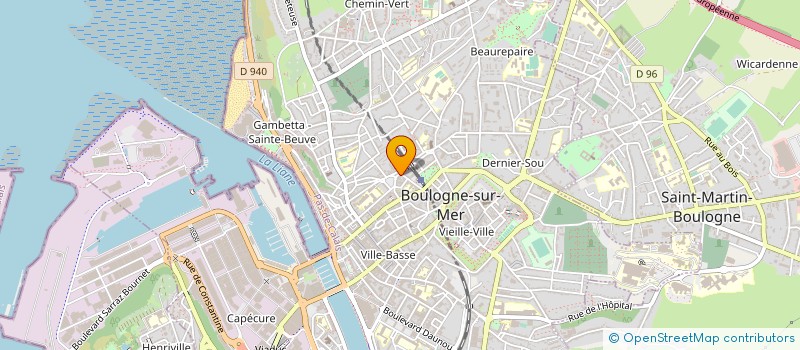 localisation de l'entreprise LE FLINT à BOULOGNE-SUR-MER