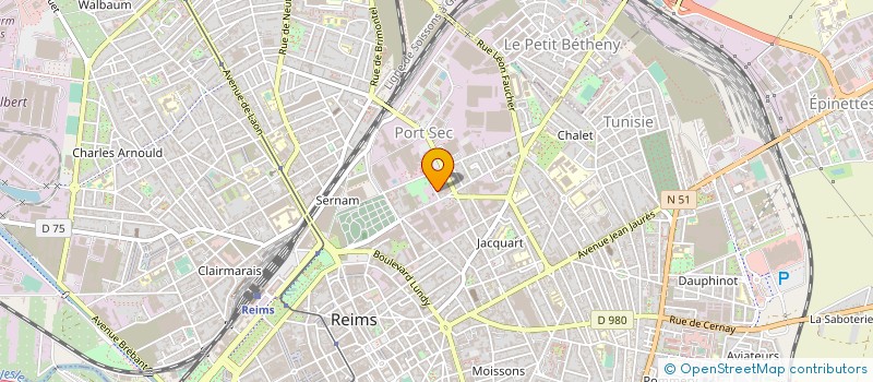 localisation de l'entreprise LE FLOBERT  REIMS