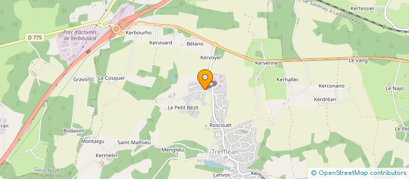 localisation de l'entreprise LE FLOCH  ELVEN