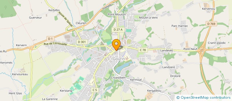 localisation de l'entreprise LE FLOCH BILLART IMMOBILIER  GOURIN