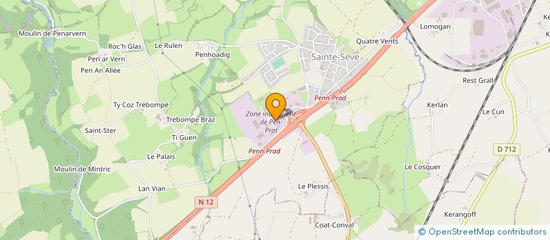 localisation de l'entreprise LE FLOCH DEPOLLUTION à SAINTE-SEVE