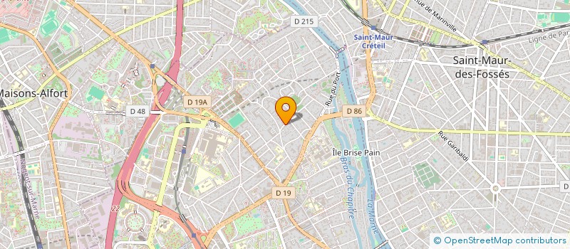 localisation de l'entreprise LE FLOCH FRERES à CRETEIL