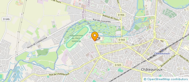 localisation de l'entreprise LE FLOCKAGE INDUSTRIE à CHATEAUROUX