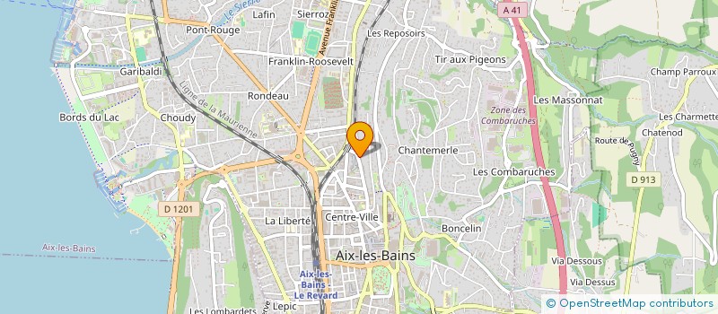 localisation de l'entreprise LE FLOCON DE L'ESPOIR à AIX-LES-BAINS