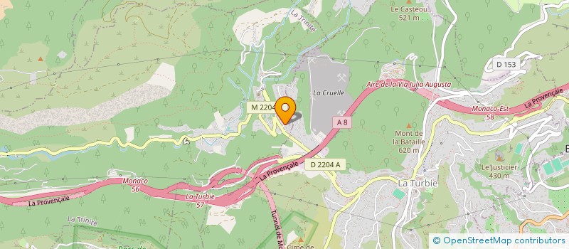 localisation de l'entreprise LE FLOCON DE NEIGE à LA TRINITE