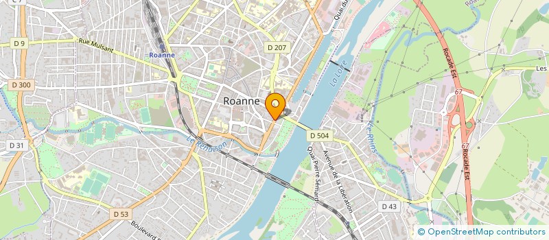 localisation de l'entreprise LE FLOCON VILLAGE  ROANNE