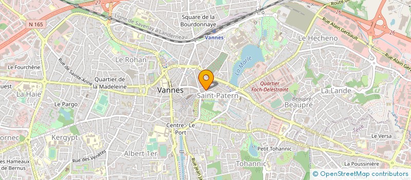 localisation de l'entreprise LE FLOHIC à VANNES