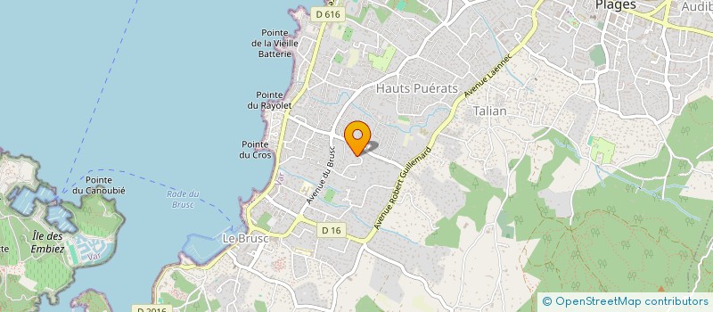 localisation de l'entreprise LE FLOOR à SIX-FOURS-LES-PLAGES