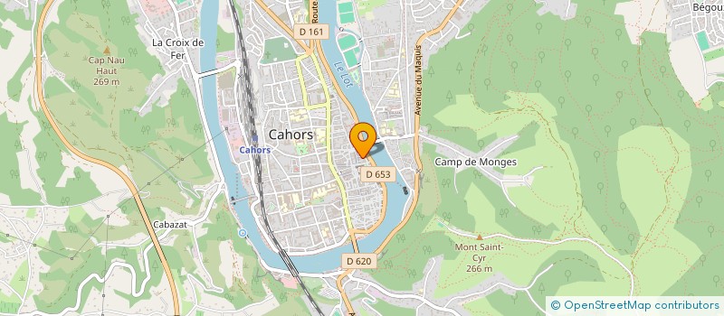 localisation de l'entreprise LE FLORE  CAHORS