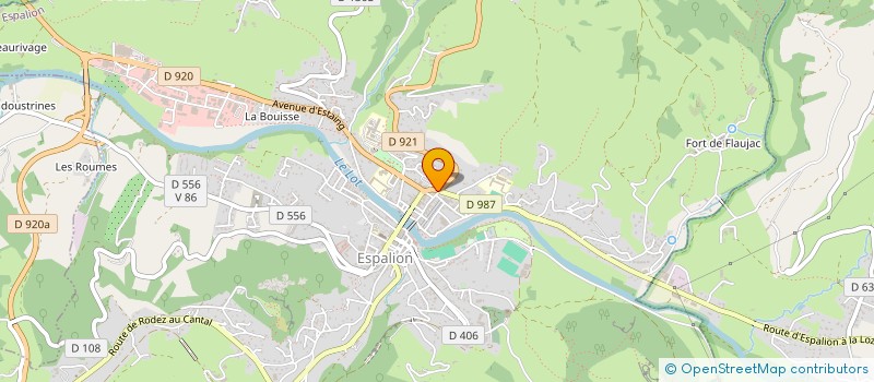 localisation de l'entreprise LE FLORE à ESPALION