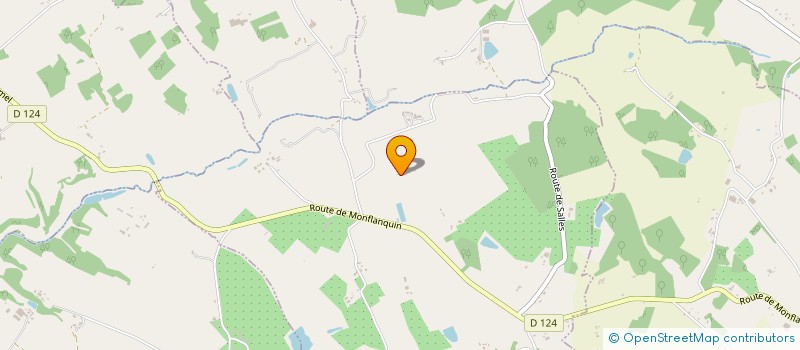 localisation de l'entreprise LE FLORE  MONSEGUR