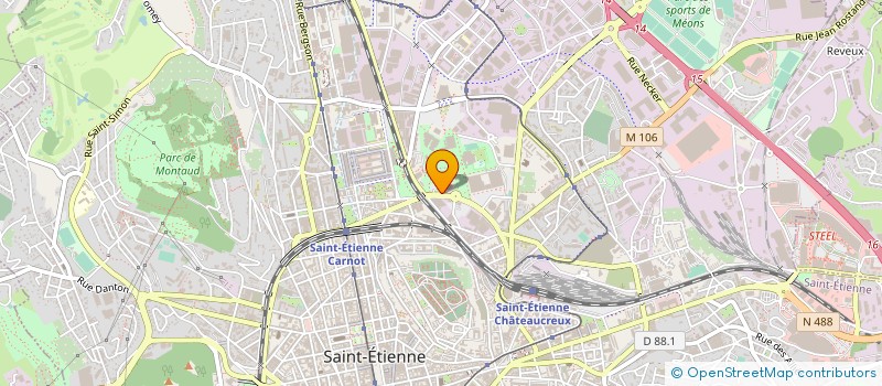 localisation de l'entreprise LE FLORE SA à SAINT-ETIENNE