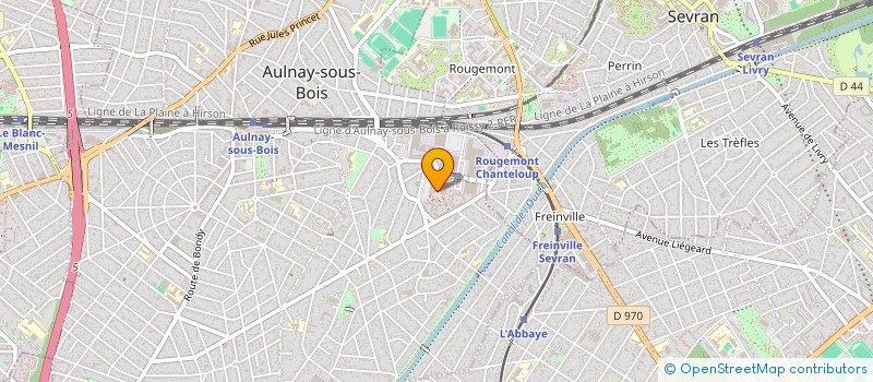 localisation de l'entreprise LE FLOREAL à AULNAY-SOUS-BOIS