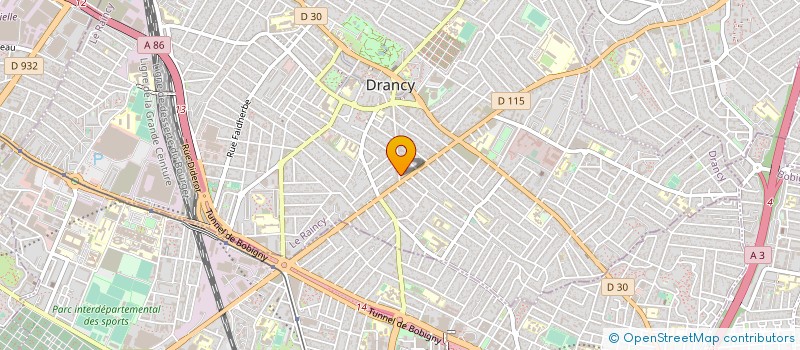 localisation de l'entreprise LE FLOREAL à DRANCY