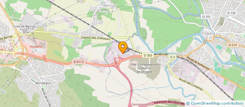 localisation de l'entreprise LE FLOREAL  TREBES