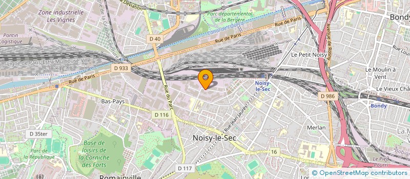 localisation de l'entreprise LE FLOREAL OZOUERIEN à NOISY-LE-SEC