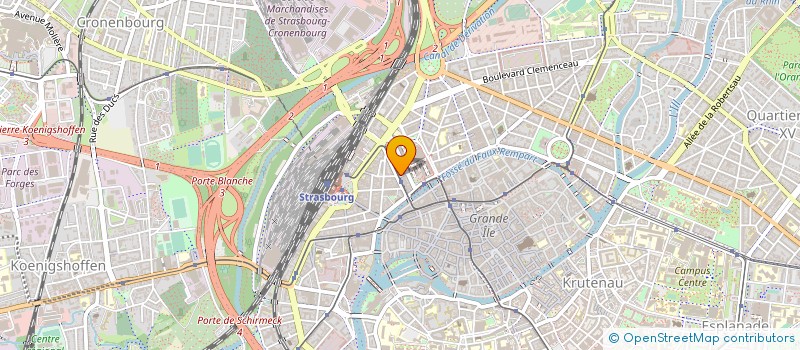 localisation de l'entreprise LE FLORENTIN à STRASBOURG