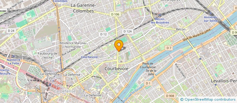 localisation de l'entreprise LE FLORENTIN à COURBEVOIE