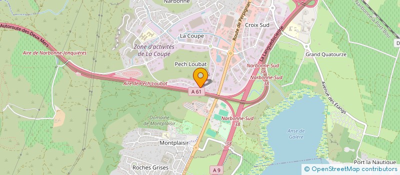 localisation de l'entreprise LE FLORIAL  NARBONNE